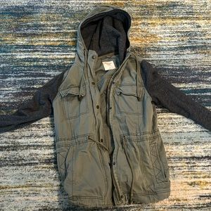 Vintage Abercrombie Camo/Sweatshirt Jacket